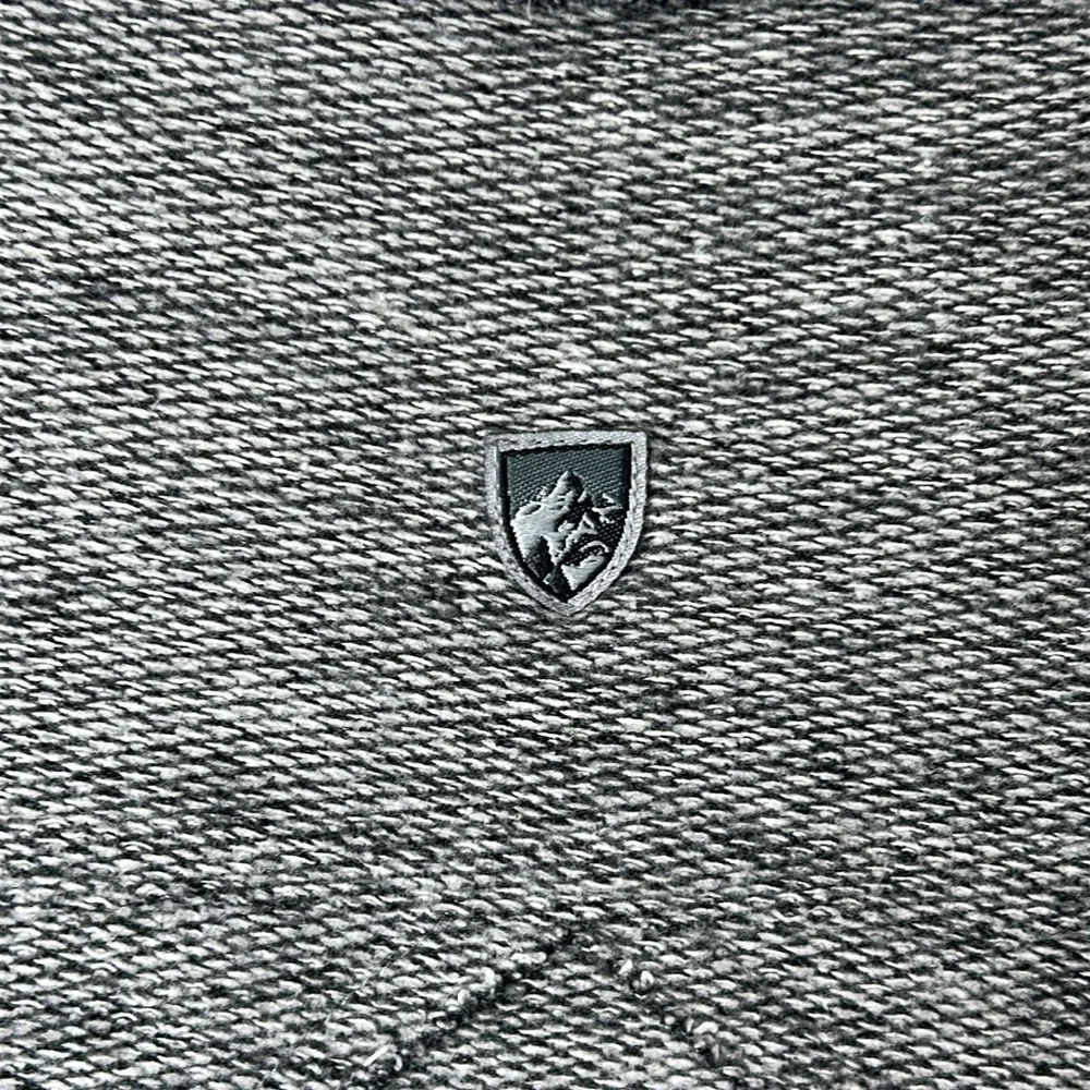 KUHL Nova Cardigan Wool Blend Drape Open Front Ash Gray Size Small